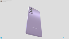 A new Galaxy S21 FE model. (Source: Evan Blass via SketchFab)