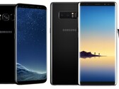 The Samsung Galaxy S8 and Note 8 will not receive an update to Android 10. (Image source: WhistleOut/edited)