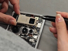 The Xiaomi 15 Ultra has two huge rear-facing camera sensors. (Image source: Cici Lao Wei)
