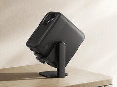 The Projector Multi Angle Stand with a Smart Projector L1 series model attached.