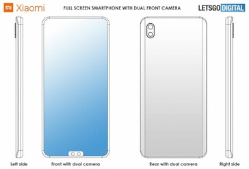 Dual cameras bottom center. (Source: LetsGoDigital/Xiaomi)