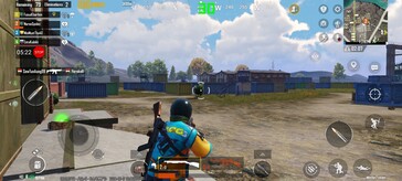 PUBG Mobile: HD preset, 30 fps avg.