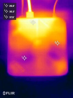 Ninkear M8 during stress test (top side)