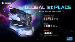 Gigabyte claims its new mobo is a record-setter. (Source: Gigabyte)