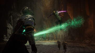 An image showing a battle in Echoes of the End: Enhanced Edition.