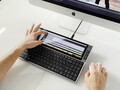 The FICIHP Multifunctional Keyboard is an external keyboard with the ZenBook Pro Duo's second screen. (Image source: FICIHP)