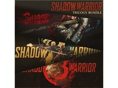 Shadow Warrior Trilogy Bundle cover art, showcasing Lo Wang in brutal, stylized combat across three titles. (Image source: r/shadowwarrior)