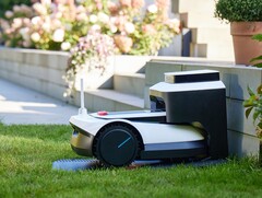 The ECOVACS GOAT G1 robot lawn mower has two onboard cameras. (Image source: ECOVACS)