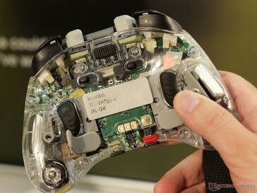 The battery is supposed to be replaceable, but to do so, the controller must be unscrewed.