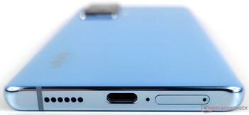 Bottom (speaker, microphone, SIM slot)