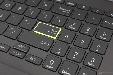 The colored Enter key is a superficial feature first introduced on 2020 VivoBook models