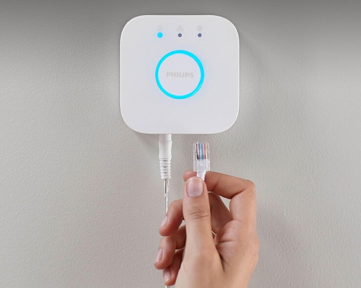 A Philips Hue Bridge v3 would suceed the Hue Bridge v2 (pictured). (Image source: Philips Hue)