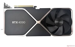 The RTX 4090 Founders Edition features 16,384 CUDA cores and 24 GB of VRAM.