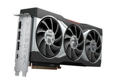 $50 less compared to the RTX 3080 MSRP will get you slightly faster raster performance and 16 GB of VRAM, but not quite on par ray tracing performance. (Image Source: AMD)