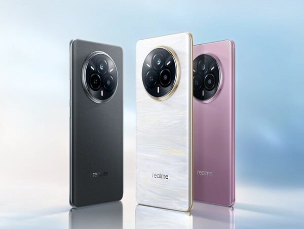The Realme 14 Pro is available in three color options. (Image source: Realme)