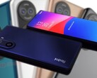 A Redmi K50 Pro fan-made concept render has a similar camera housing to the Huawei P50 (background). (Image source: Easy Access Tech/Pocket-lint - edited)