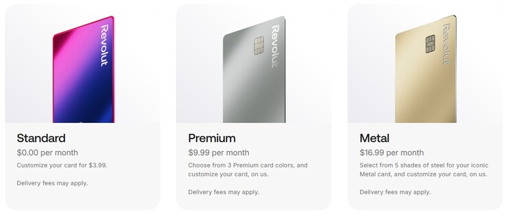 Depending on the account used, different perks are available.