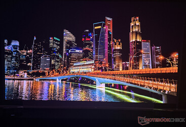 Nebula X1 Pro in a darkened room...