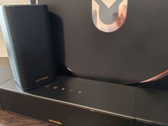 The proportions reflect the audio performance: powerful bass, but less convincing surround sound (Image source: Notebookcheck)