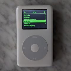 The sPot revitalised an ageing iPod. (Image source: Guy Dupont)