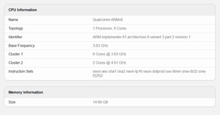 Poco F8 Ultra on Geekbench