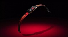 The OPPO Band EVA has a Neon Genesis Evangelion-inspired design. (Image source: Gizmochina)