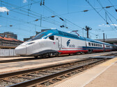 The NextGen Acela with a power car and a fourth bogie in the Jacobs variant. (Image source: Amtrak)