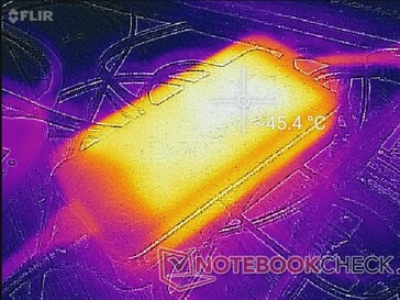 AC adapter after an hour of gaming