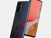A Galaxy A72 (5G) render. (Source: Voice)