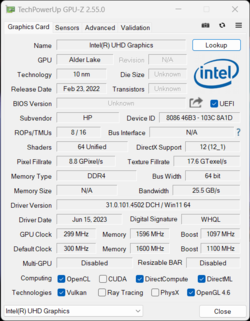 GPU-Z UHD graphics