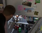 Jason looking for a drink in the fridge in GTA 6.