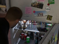 Jason looking for a drink in the fridge in GTA 6.