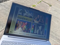 Outdoors under sunlight