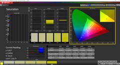 CalMAN Saturation Sweeps calibrated