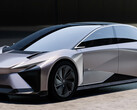 Lexus LF-ZC electric sedan: more streamlined than the Mercedes EQS.