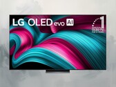 Front of 83-inch LG C5 OLED TV is shown