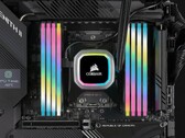 Corsair Vengeance RGB Pro SL DDR4 memory shown in motherboard (Image source: Corsair)