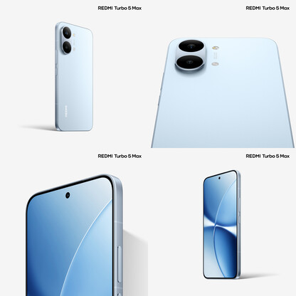 Design of the Turbo 5 Max (Image source: Redmi)