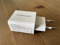 The included 20-watt power supply