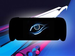 A handheld silhouette with the Gigabyte logo. (Image Source: Gigabyte - edited)