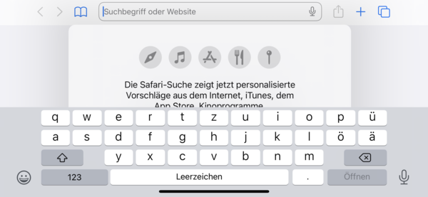 Apple iPhone 13 mini - Keyboard
