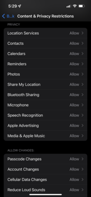 You can prevent apps from accessing certain permissions.
