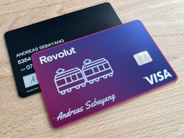 The back features a signature field and the card number