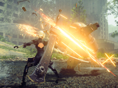 A screenshot from Nier: Automata