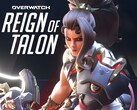 Banner for Overwatch Reign of Talon update is shown