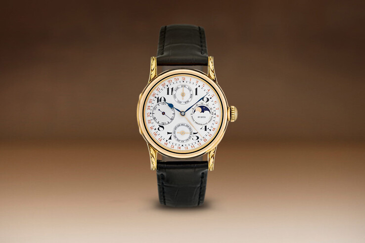 The 1925 Patek Philippe with a perpetual calendar. (Image source: Oracle Time)