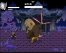 A snapshot from the the fan-made Black Myth: Wukong 2D pixel version. (Image source: 火山哥哥 via bilibili.com) 