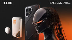 The Tecno Pova 7 Ultra 5G features a MediaTek Dimensity 8350 Ultimate chipset (Image source: Tecno)