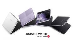 The Xiaomi MIX Flip is Xiaomi&#039;s first clamshell-style foldable smartphone. (Image source: Xiaomi).