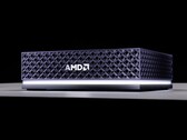The image shows an edited version of the Ryzen AI Halo marketing image.